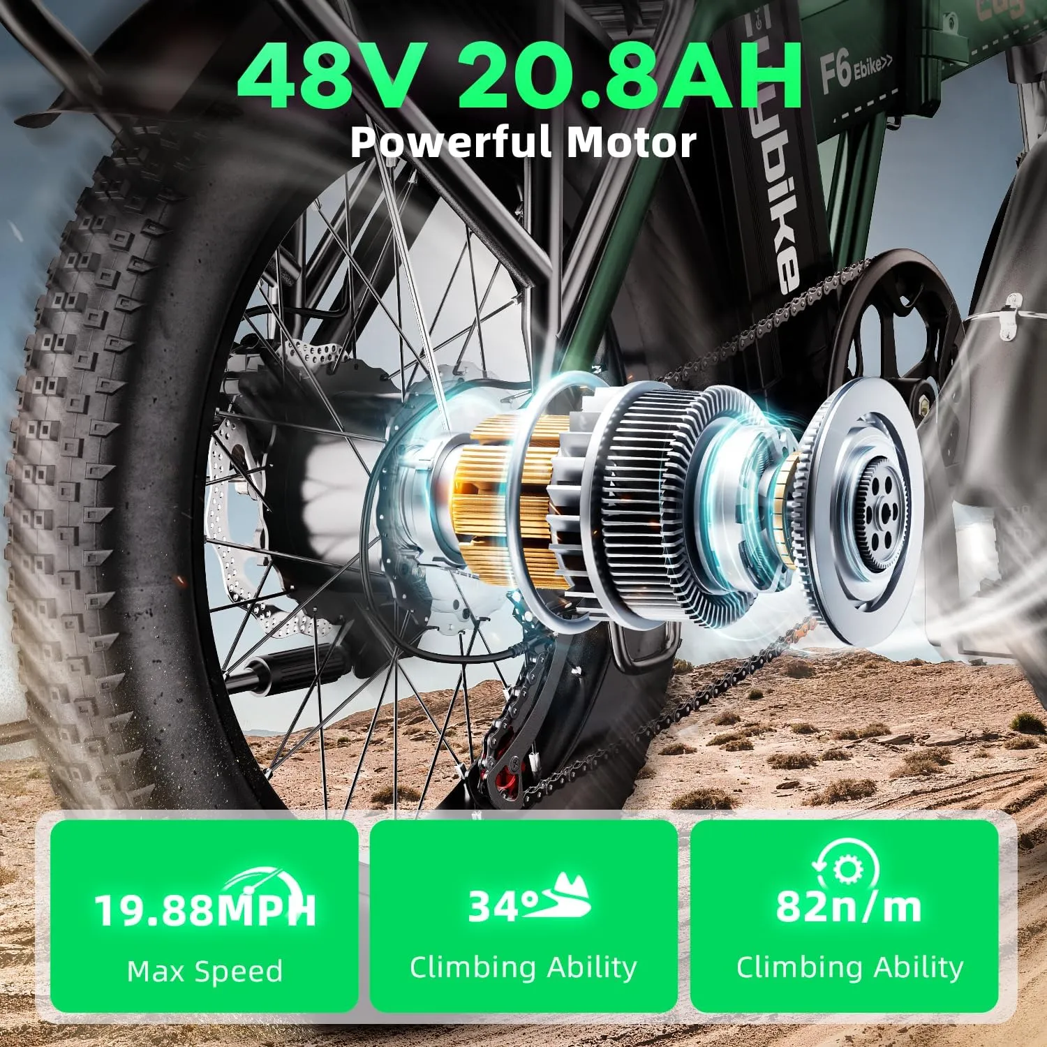 1000W Folding Electric Bike,48V 20AH Removable Battery E Bike,30 MPH,80 Miles Max Range Electric Bike for Adults,20" Fat Tire Foldable ebike,Adult Electric Bicycle for Commute Beach Snow