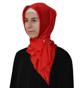 Aker Satin Square Hijab Scarf 6385 941