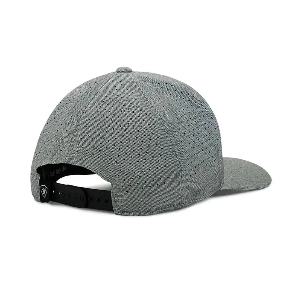 ARIAT USA Flag Shield (Grey) - Ball Cap