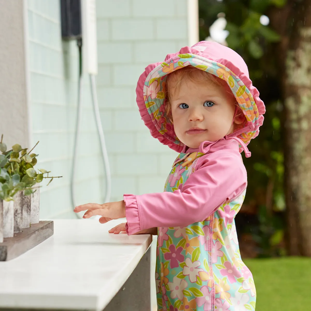 Baby Girl's Reversible Sun Hat