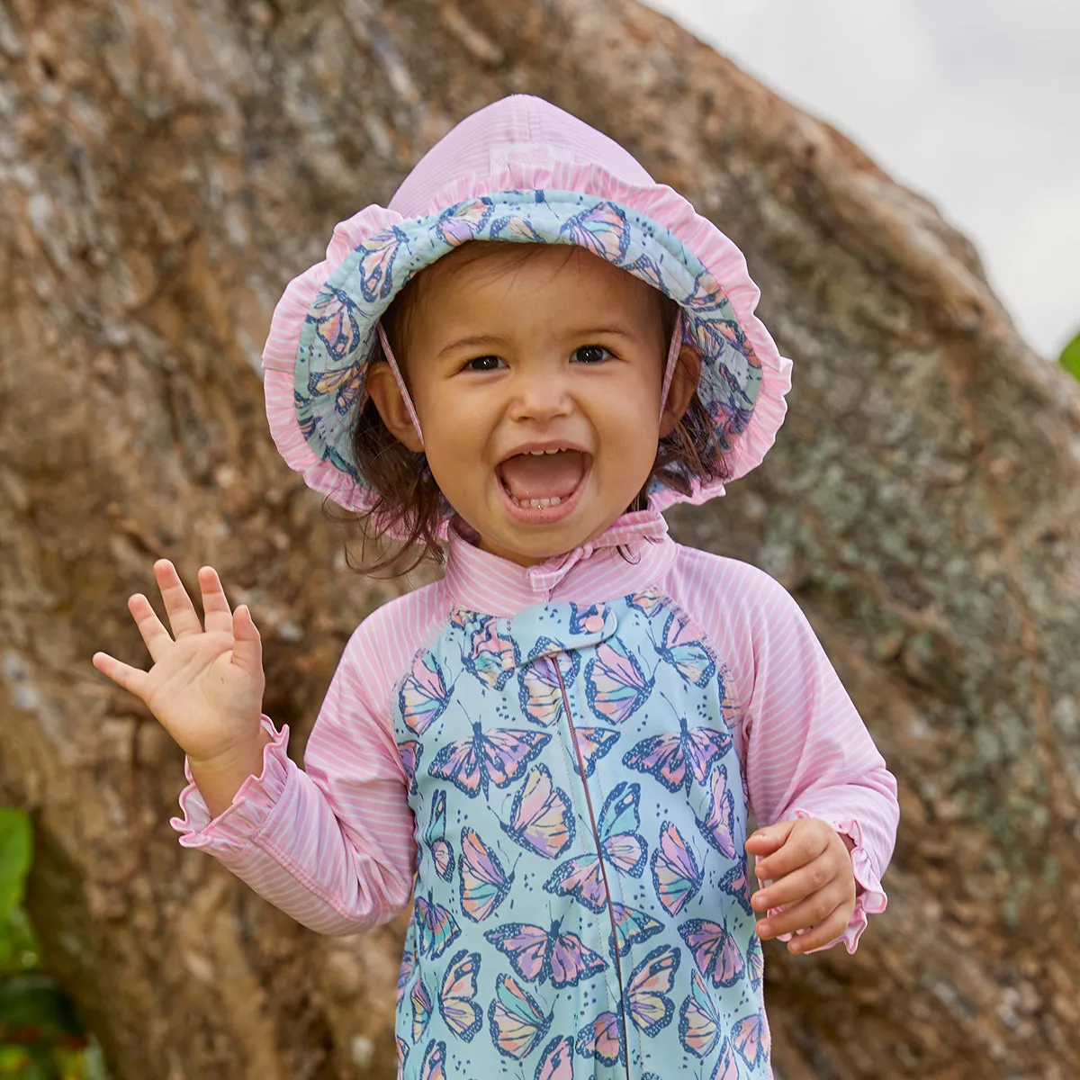 Baby Girl's Reversible Sun Hat