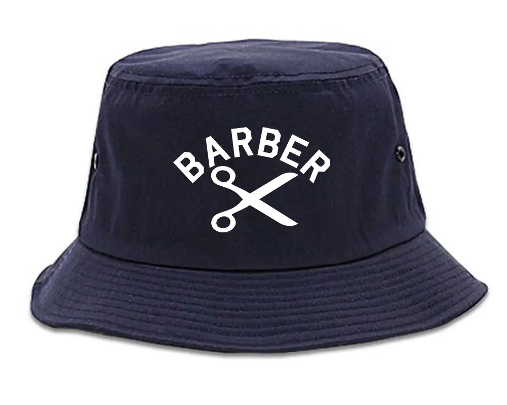Barber Scissors Mens Bucket Hat