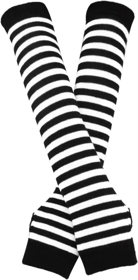 Bienvenu Punk Gothic Rock Long Arm Warmer Fingerless Gloves