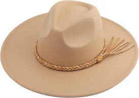 Big Wide Brim Women Fedora Hat
