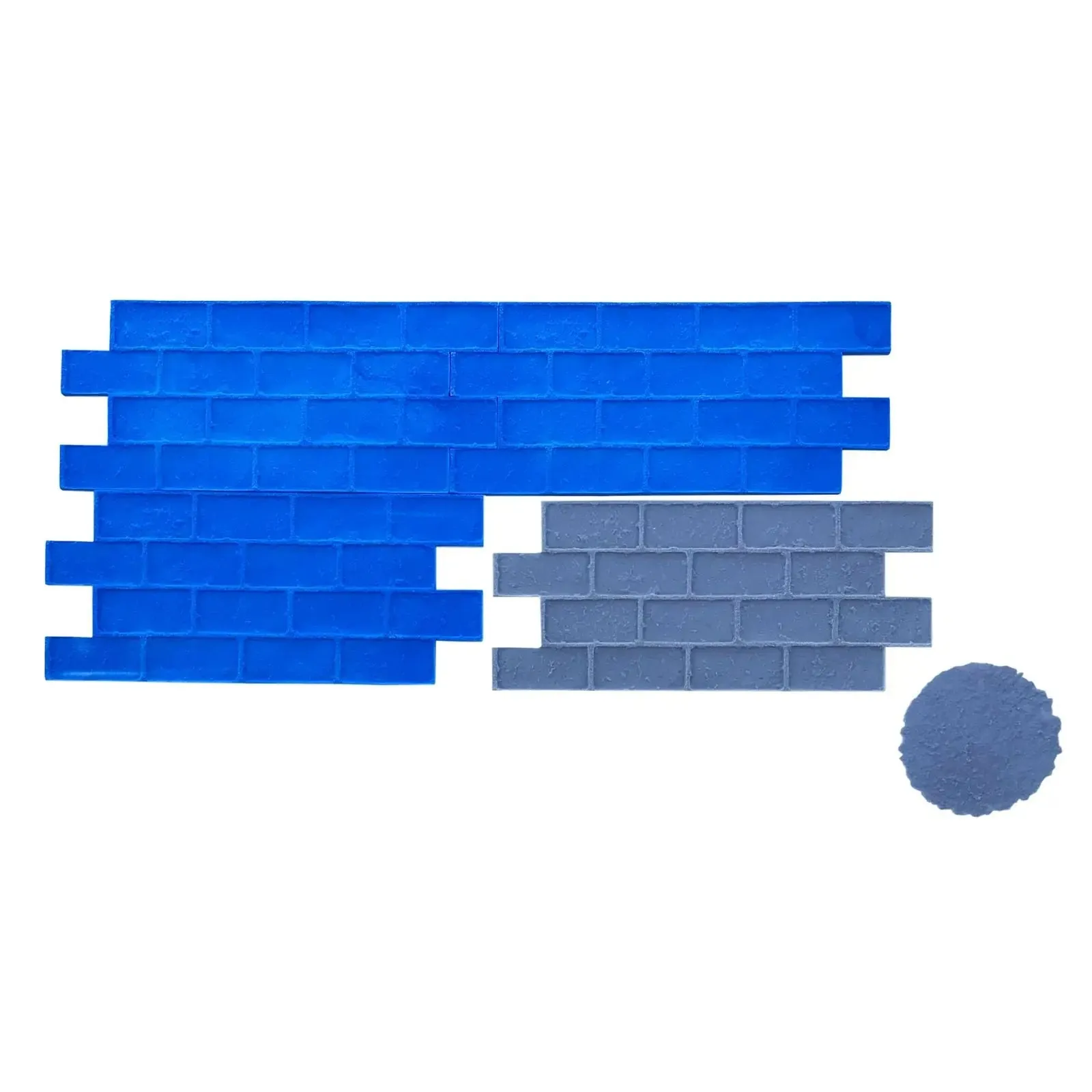 Brick Concrete Stamps - Worn Brick Running Bond