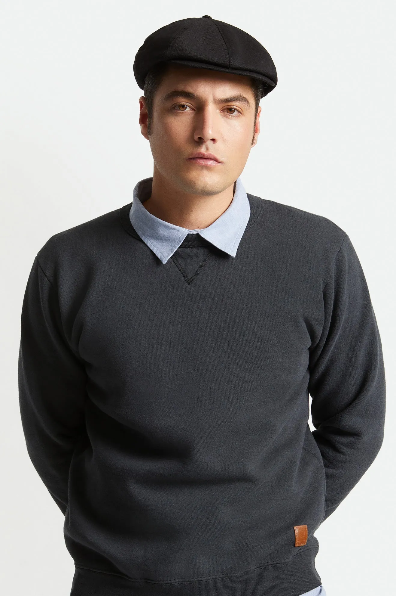 Brood Baggy Newsboy Cap - Black