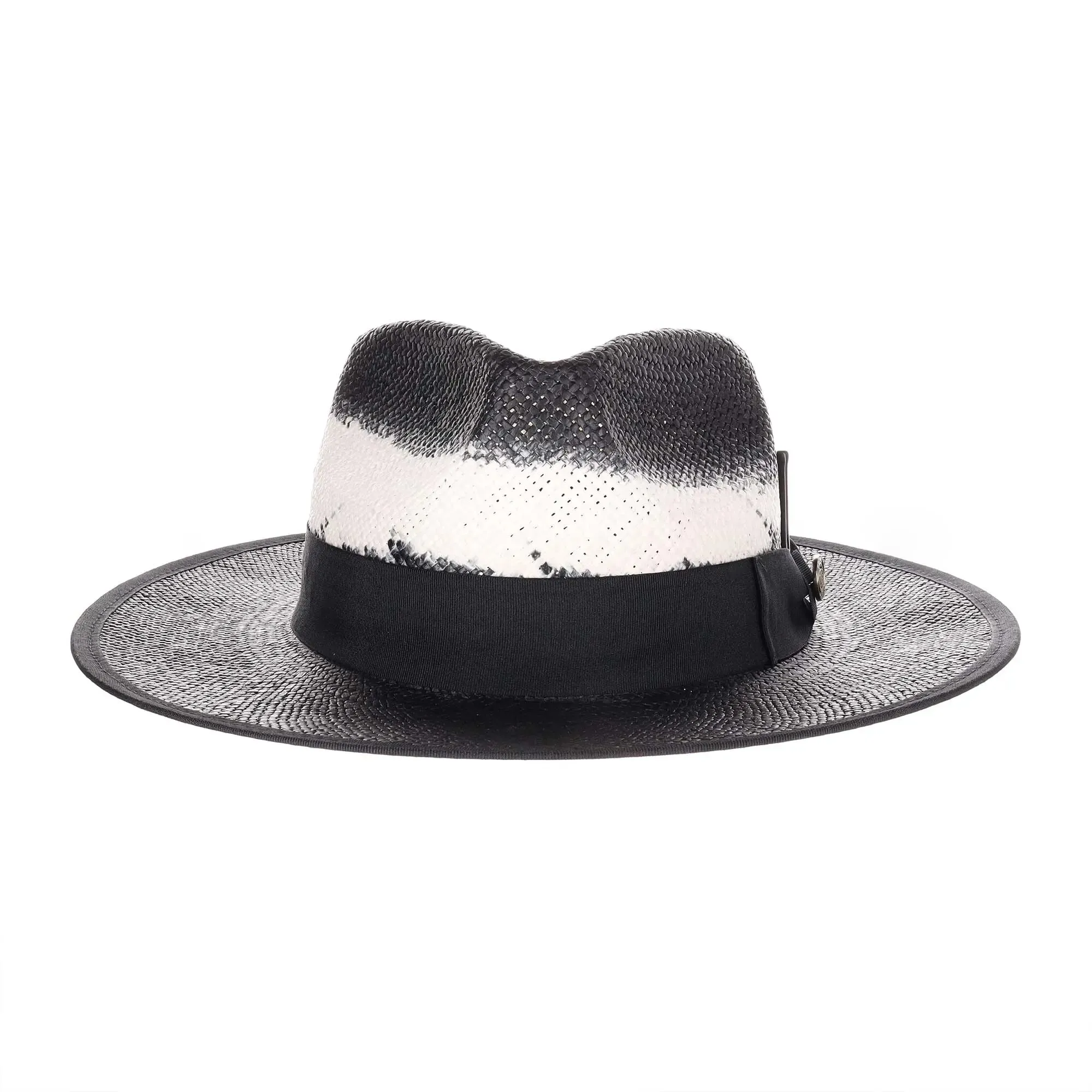 Bruno Capelo Gian Pinch Front Wide Brim Straw Fedora