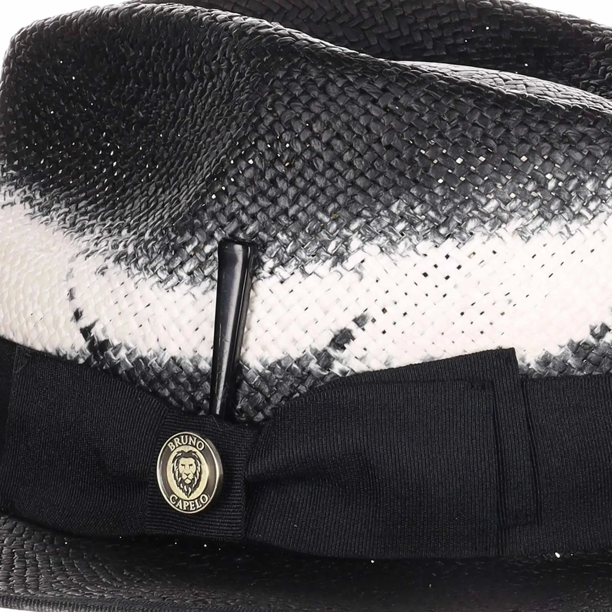 Bruno Capelo Gian Pinch Front Wide Brim Straw Fedora