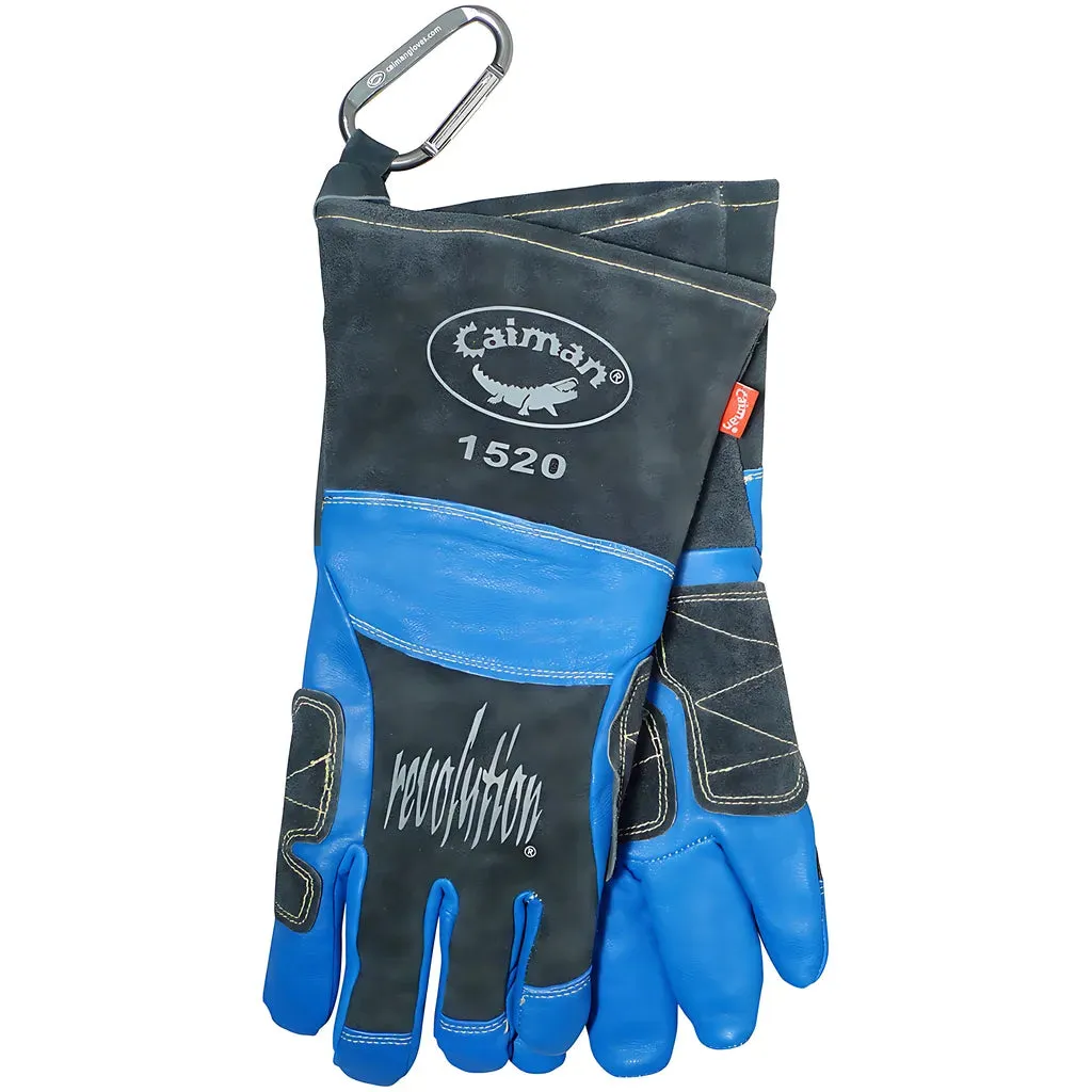 Caiman 1520 Premium Goat Grain MIG/Stick Welder's Glove with Wool Lining