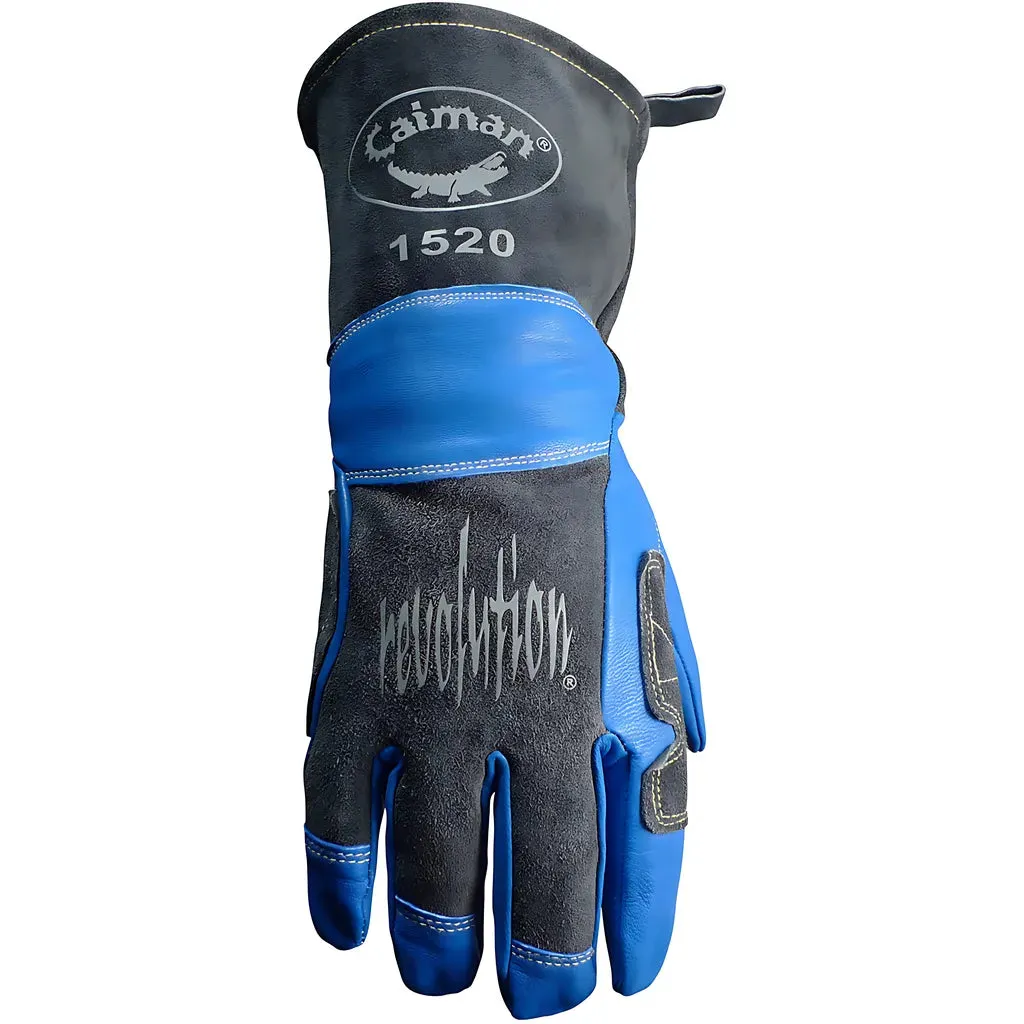 Caiman 1520 Premium Goat Grain MIG/Stick Welder's Glove with Wool Lining