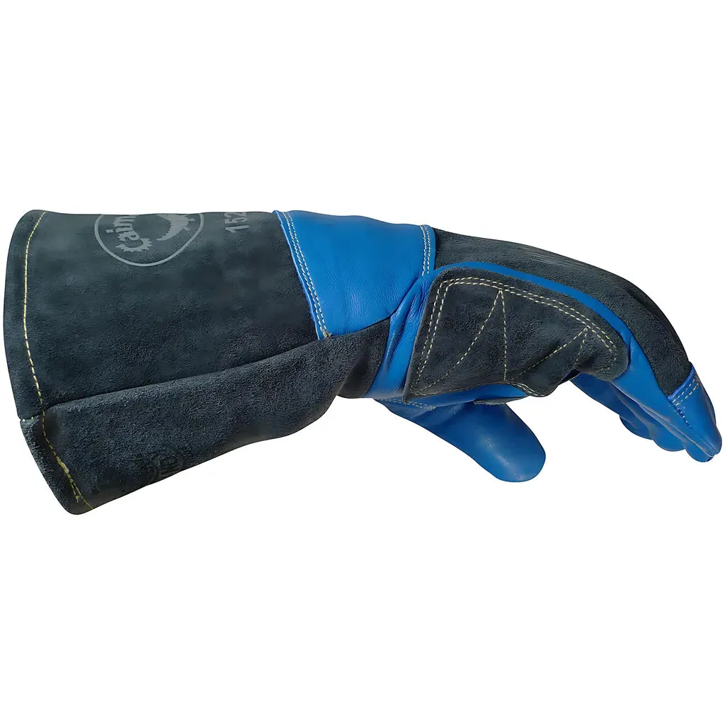 Caiman 1520 Premium Goat Grain MIG/Stick Welder's Glove with Wool Lining