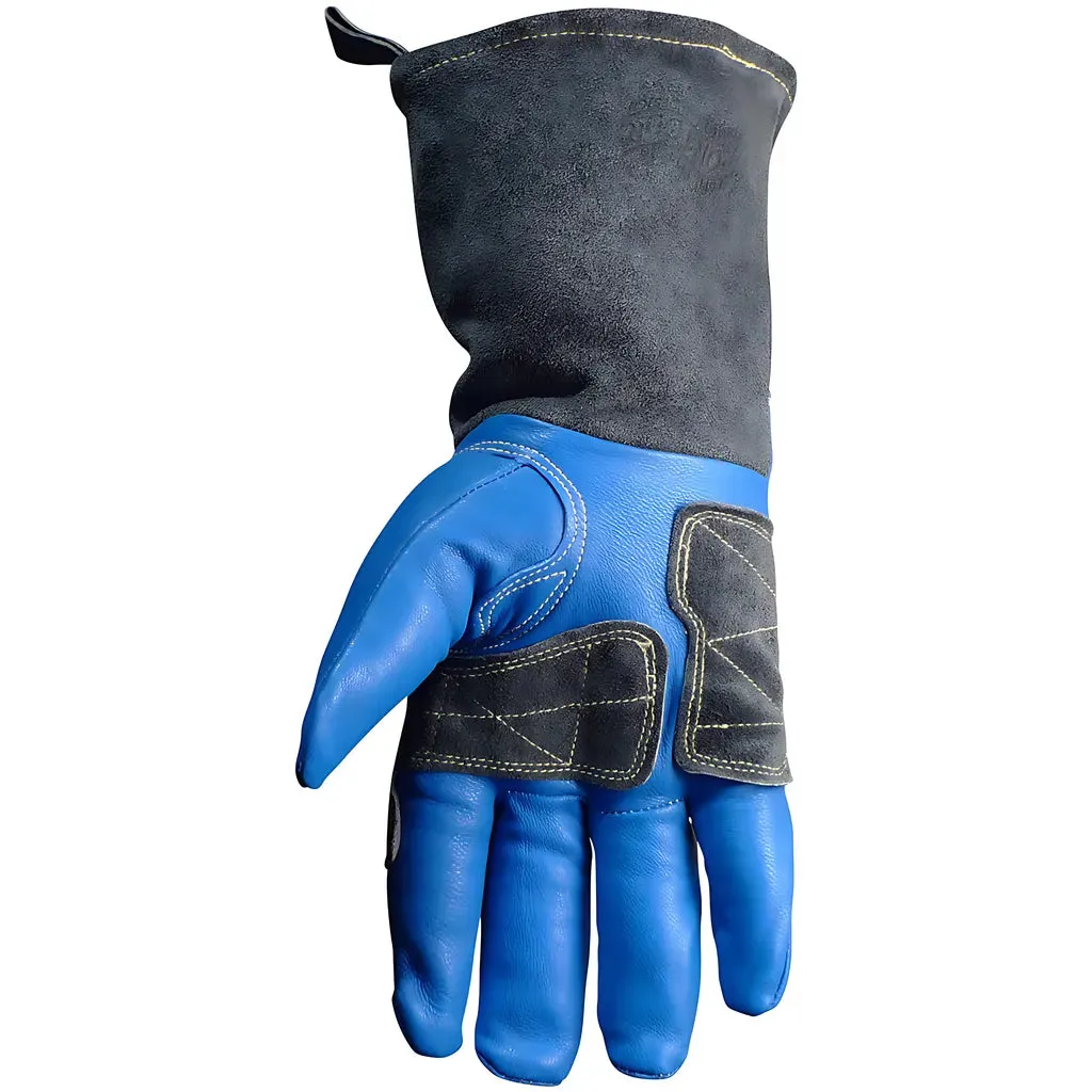 Caiman 1520 Premium Goat Grain MIG/Stick Welder's Glove with Wool Lining