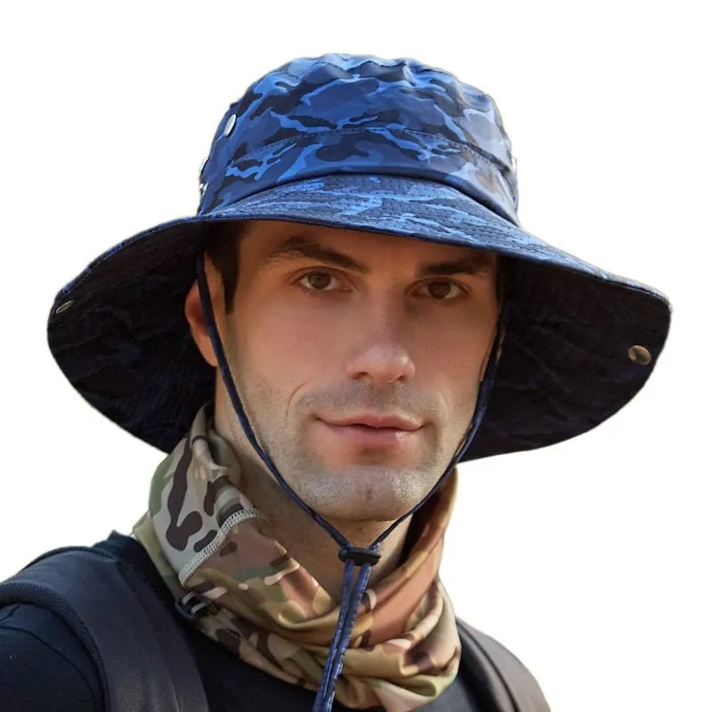 Camo Bucket Hat With Waterproof Camouflage Design