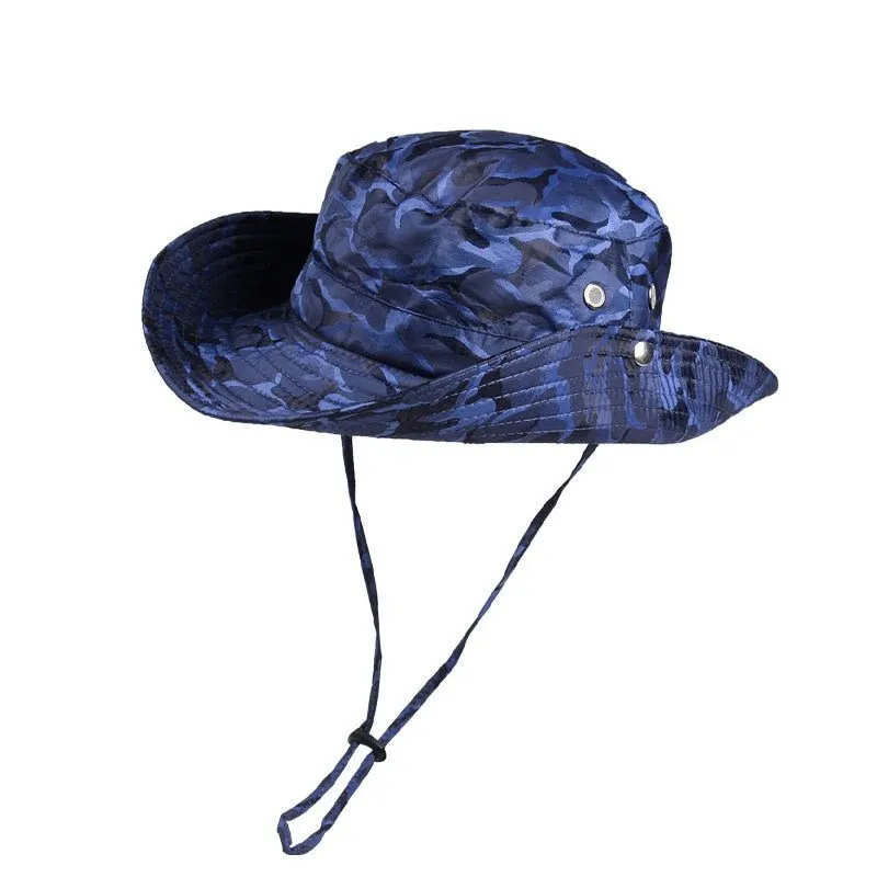 Camo Bucket Hat With Waterproof Camouflage Design