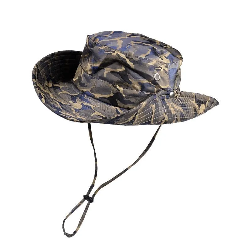 Camo Bucket Hat With Waterproof Camouflage Design