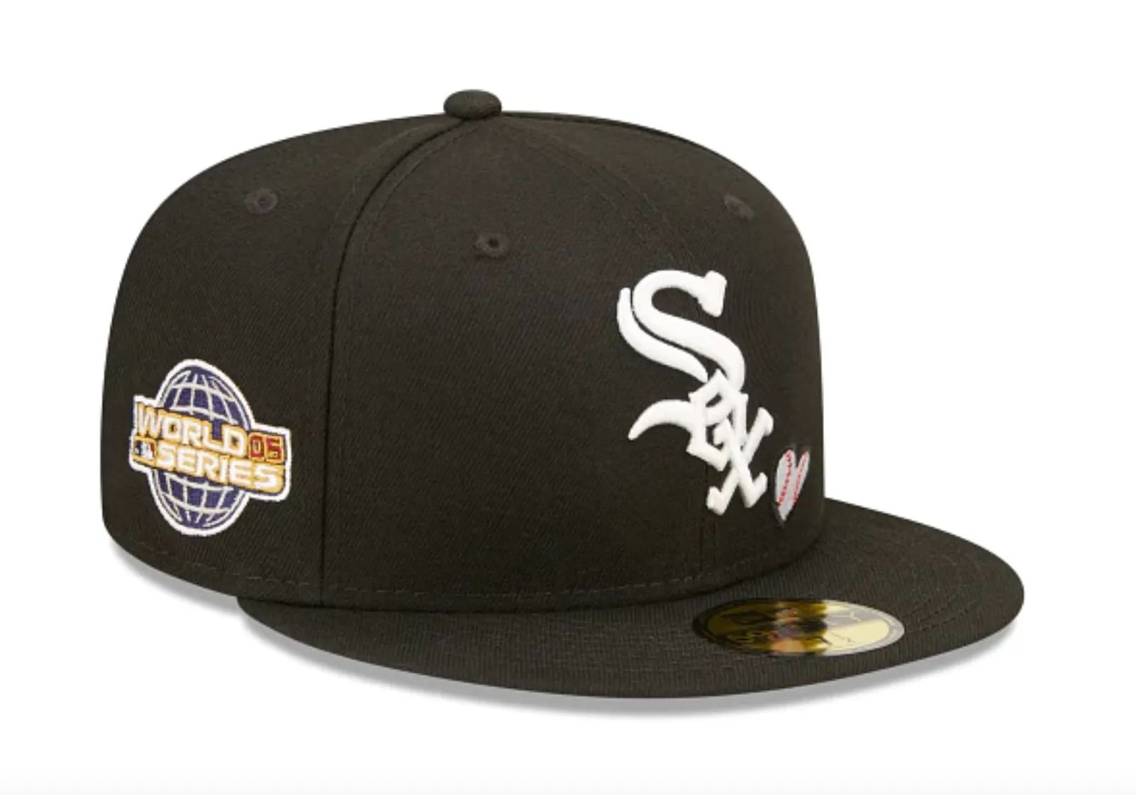 Chicago White Sox Team Heart Fitted