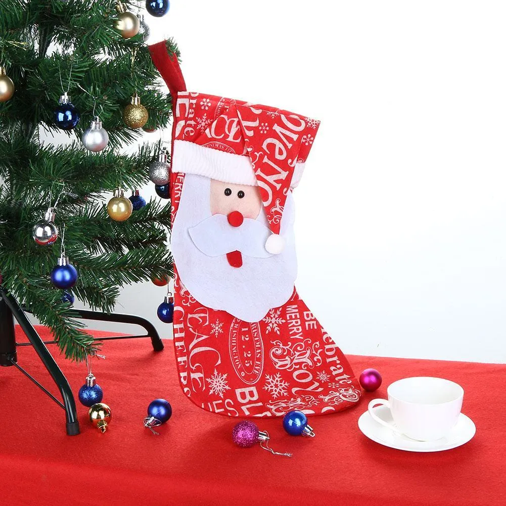 Christmas Stockings Socks Candy Bag Gift Bag Storage Bag Christmas Decor