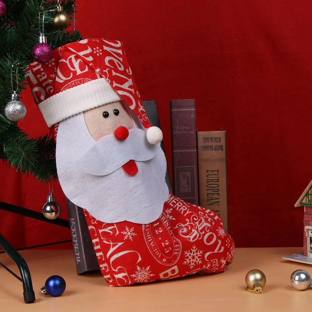 Christmas Stockings Socks Candy Bag Gift Bag Storage Bag Christmas Decor