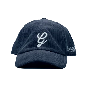 Corduroy Dad Hat-Navy
