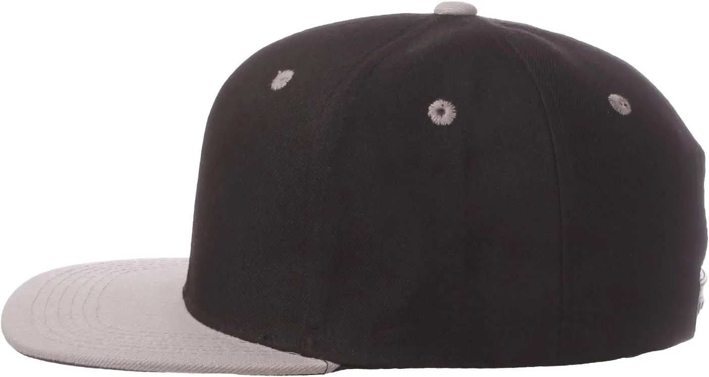 Daxton Classic Snapback Flat Bill Visor Vintage Custom Number Letter Hat Cap