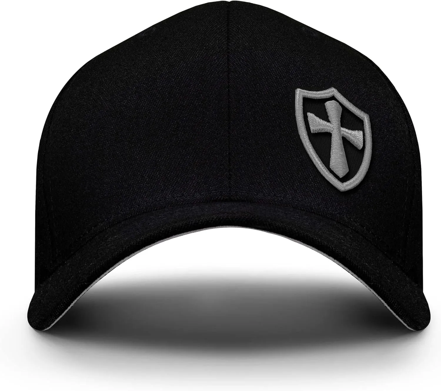 Dion Wear Crusader Baseball Cap for Men, Mid Profile Stretch Fitted