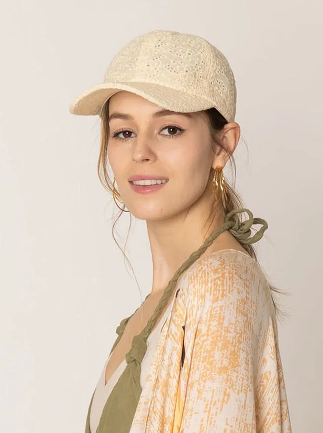 Eyelet Baseball Cap