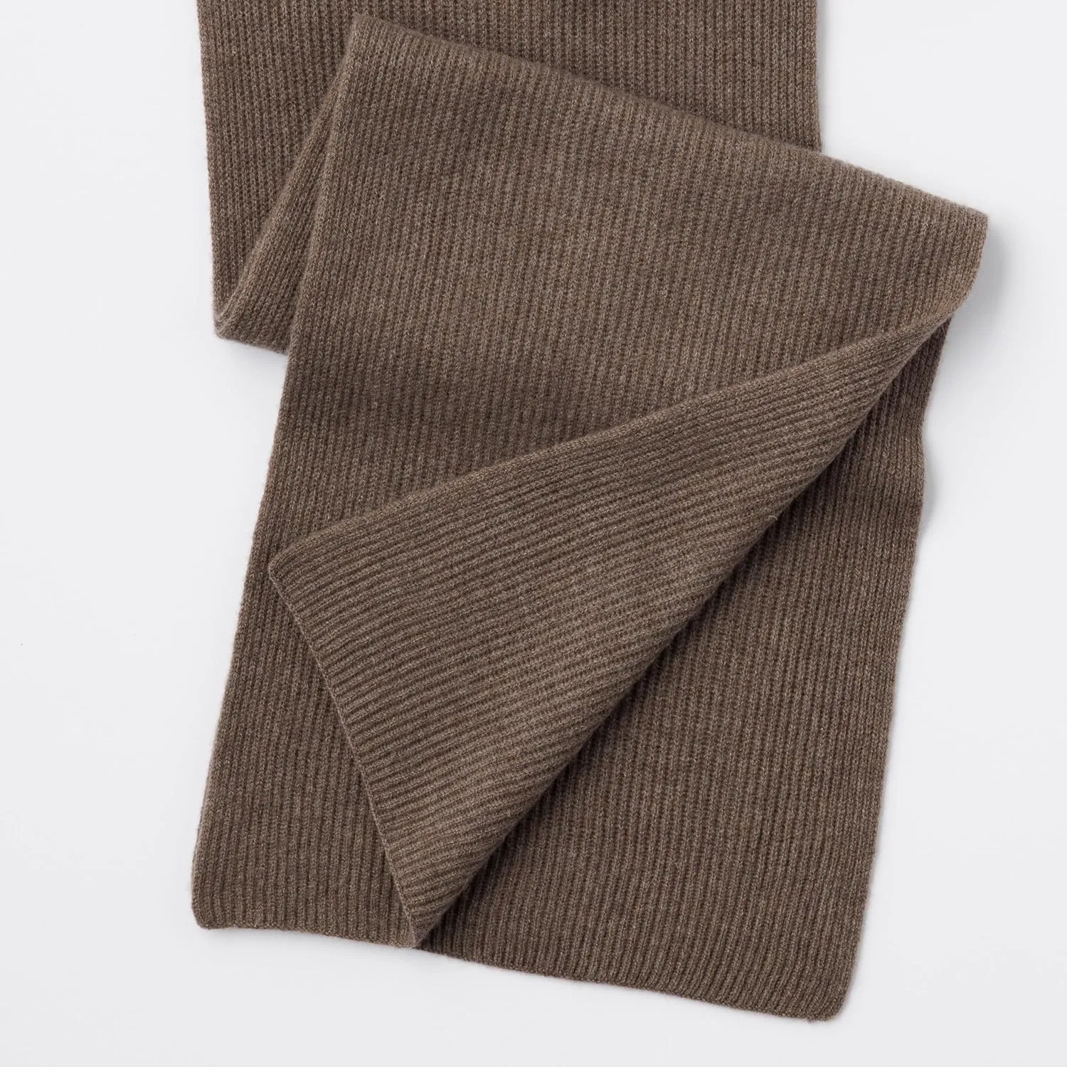 Fishers Finery Women's 100% Cashmere Ribbed Knit Winter Scarf | Black Label Box