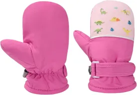 Fleece Lined Mittens for Baby Boys Girls,Infant Baby Toddler Little Kids Winter Gloves Mittens for Children