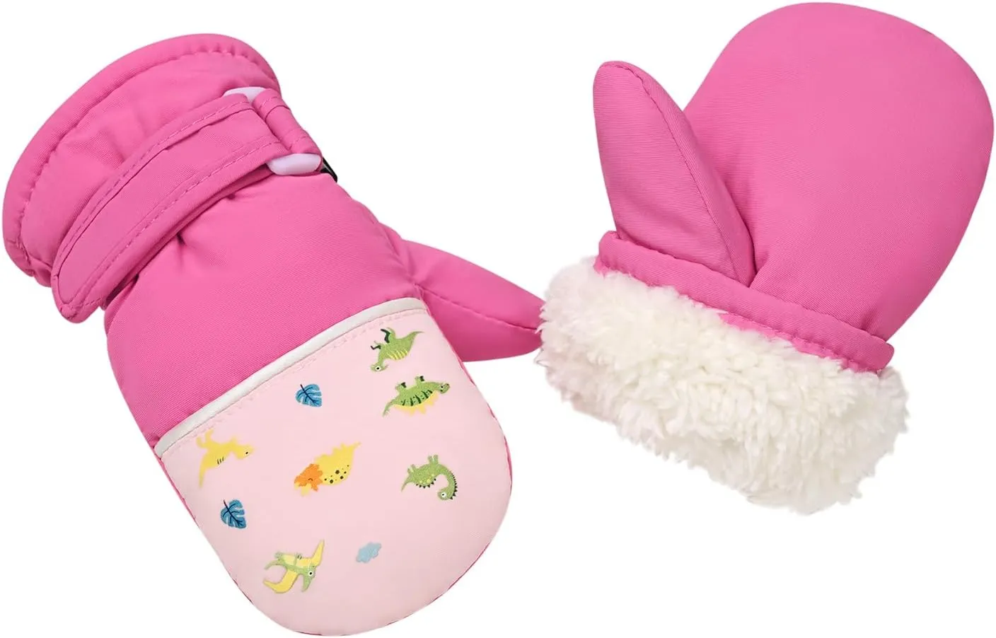 Fleece Lined Mittens for Baby Boys Girls,Infant Baby Toddler Little Kids Winter Gloves Mittens for Children