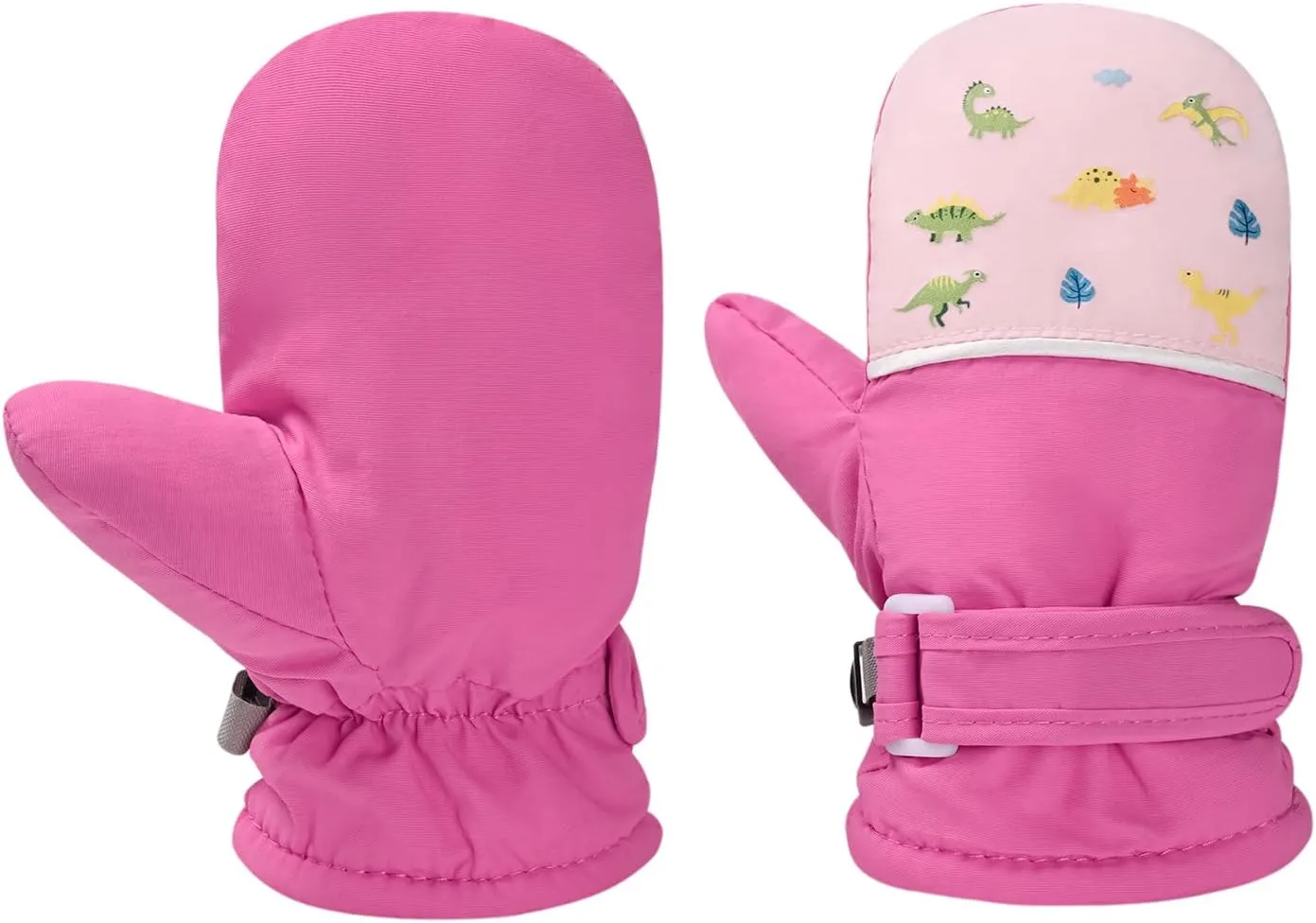 Fleece Lined Mittens for Baby Boys Girls,Infant Baby Toddler Little Kids Winter Gloves Mittens for Children