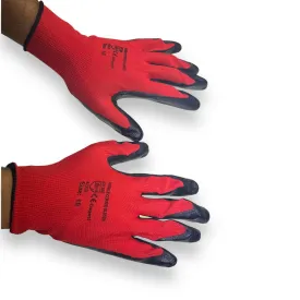 Flexo Grip Nitrile Red and Black Gloves (Size XL)