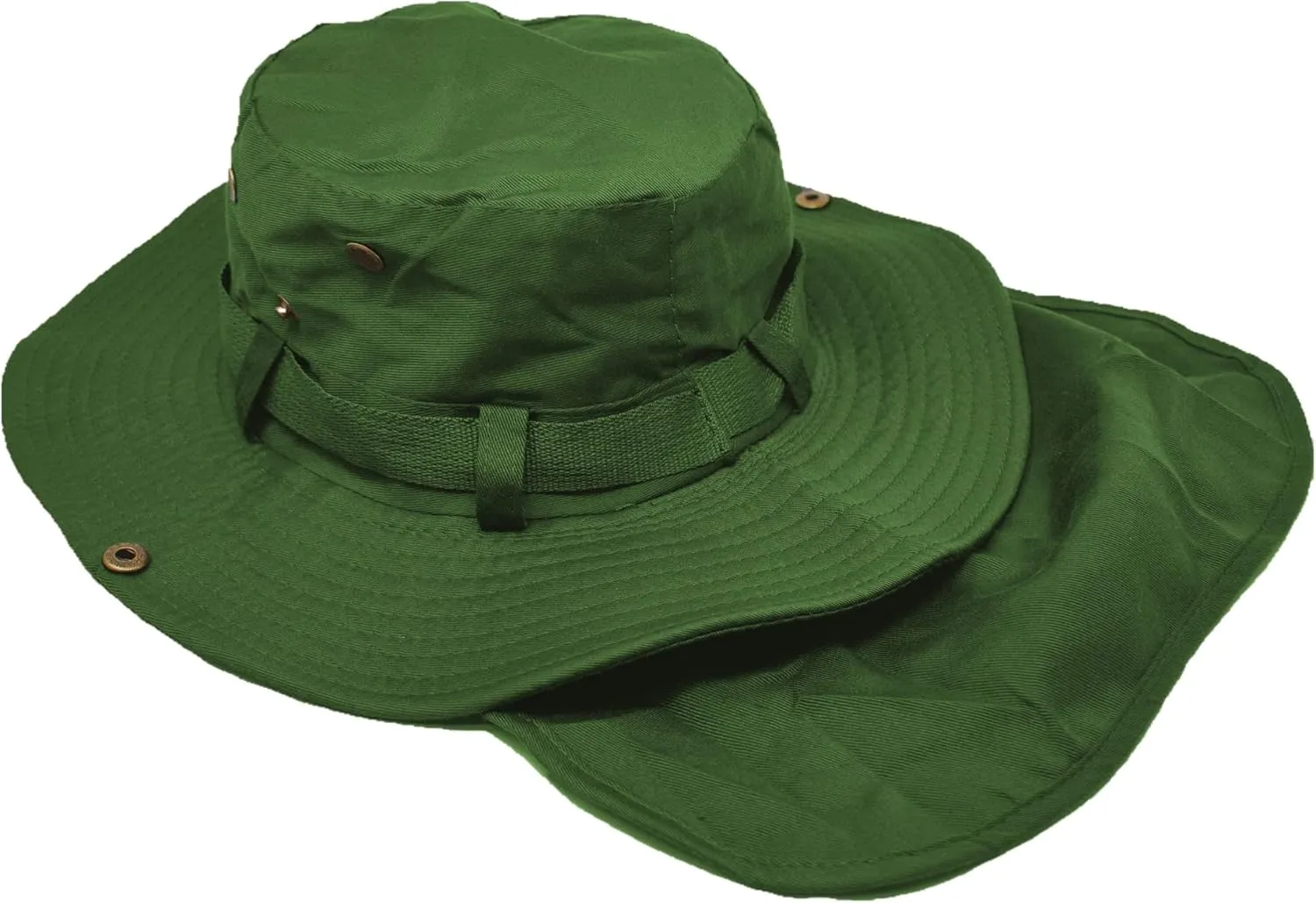 Glory Max Bucket Boonie Hat with Neck Flap Cover Sun Safari Wide Brim Fishing Garden Hiking Cap