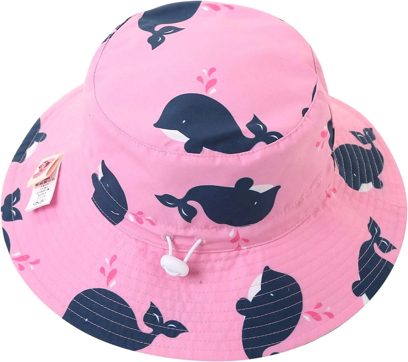 Home Prefer UPF50  Wide Brim Sun Hat Boys Girls Sun Protection Hat Zoo Beach Swim Safari Bucket Hat for Baby Toddler Kid