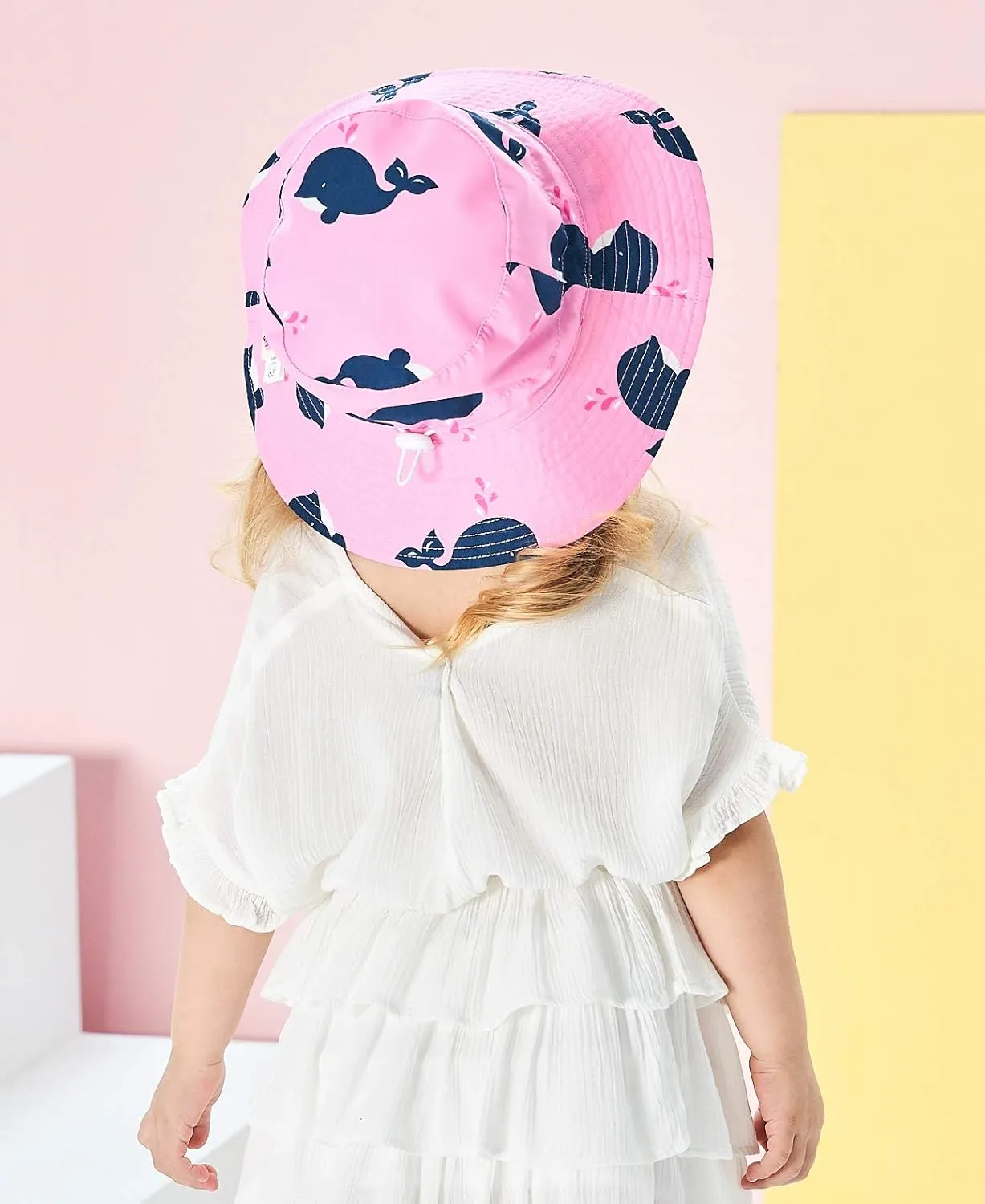 Home Prefer UPF50  Wide Brim Sun Hat Boys Girls Sun Protection Hat Zoo Beach Swim Safari Bucket Hat for Baby Toddler Kid