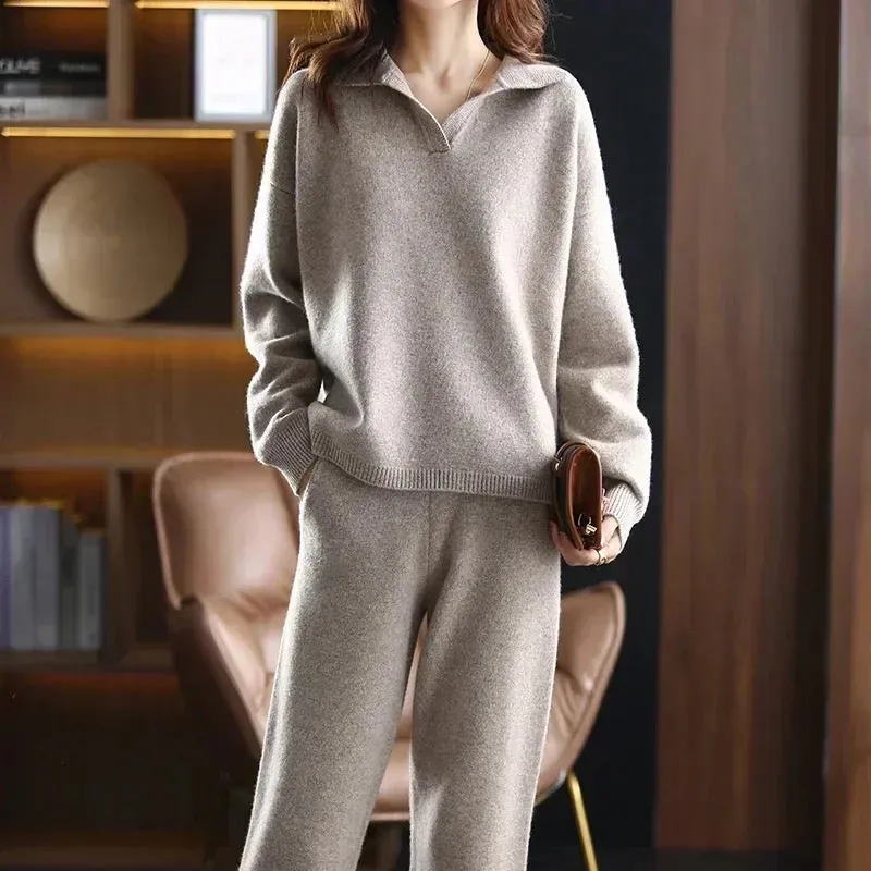 Luxurious Horret Winter Tracksuit Set - High-End Cozy Coord