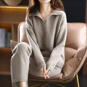 Luxurious Horret Winter Tracksuit Set - High-End Cozy Coord