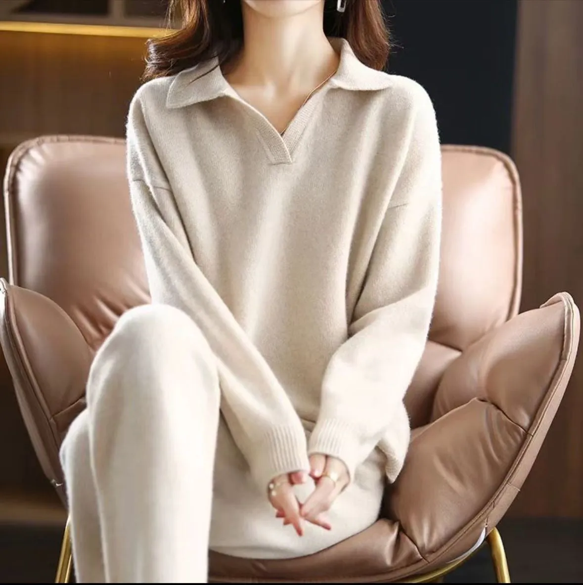 Luxurious Horret Winter Tracksuit Set - High-End Cozy Coord