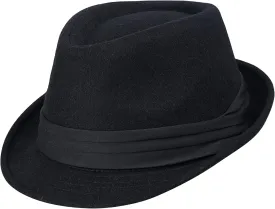 Kids-Felt-Fedora-Trilby-Gangster-Hat Toddler-Boys Panama Derby Manhattan Cuban Hat Jazz-Cap(Size 6 5/8 for 2-5T)