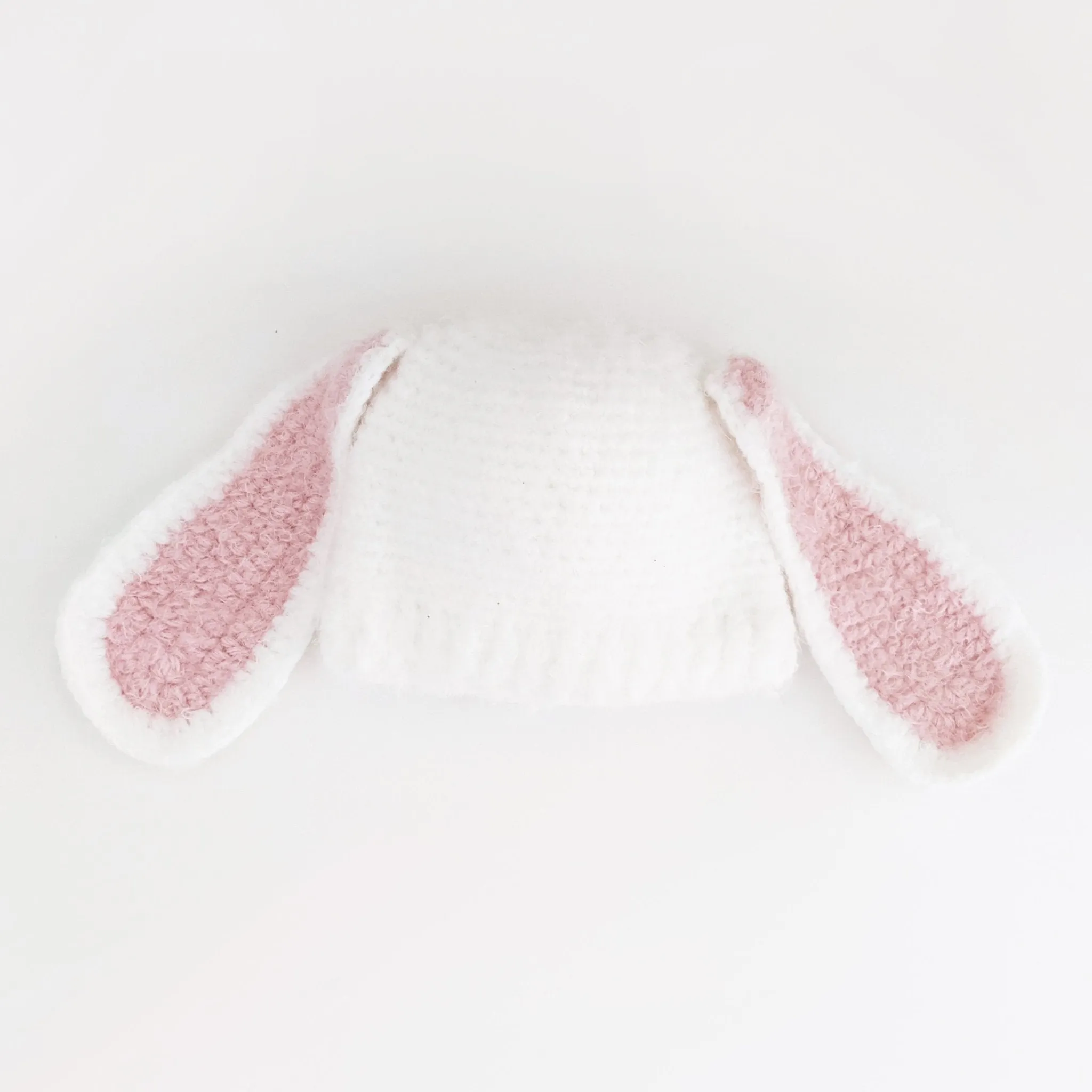 Lop Ear Bunny White Beanie Hat for Babies, Toddlers & Kids