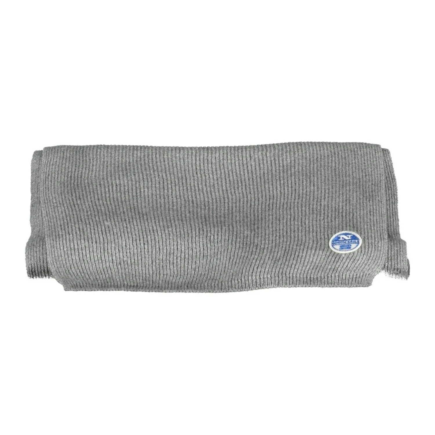 North Sails Gray Cotton Men Scarf