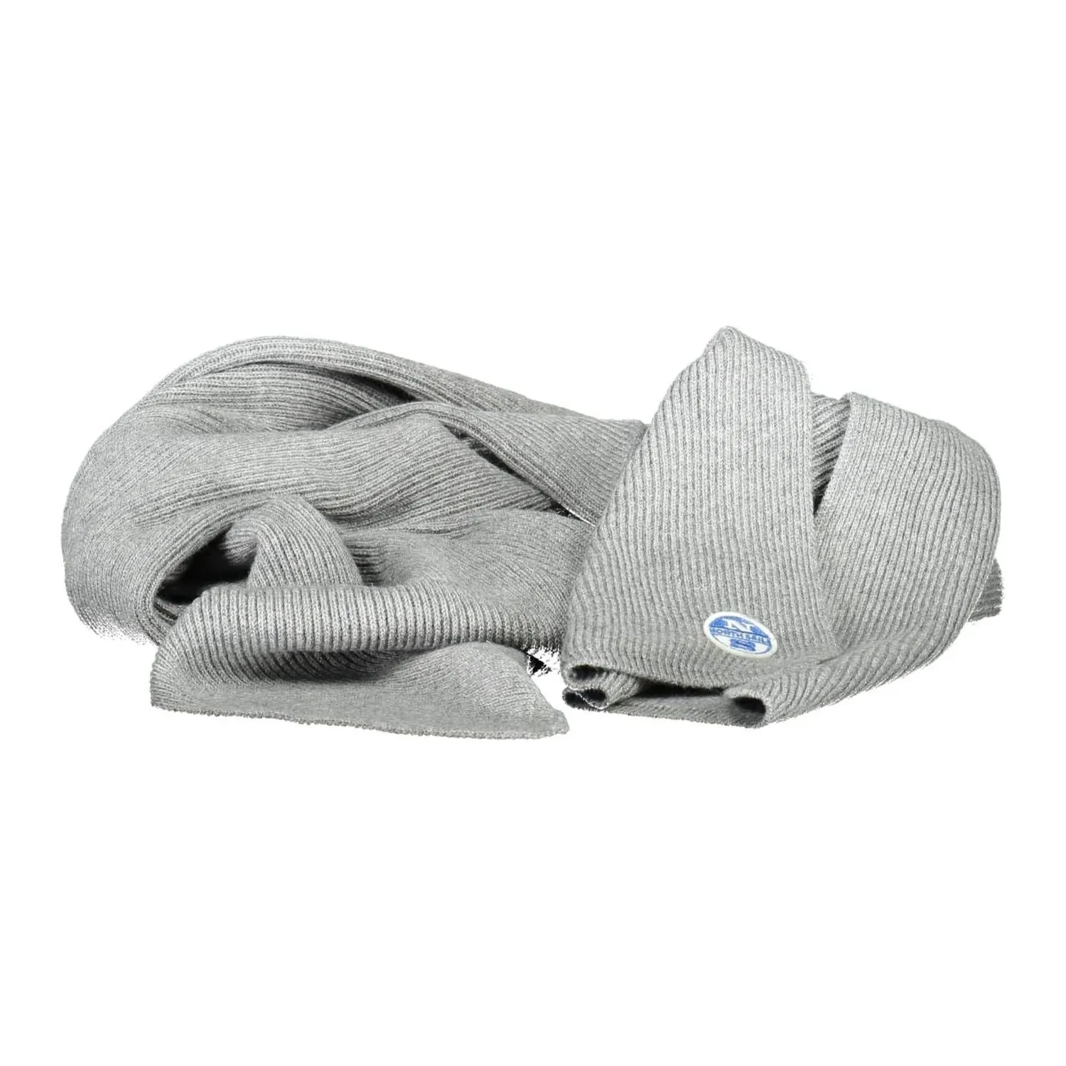 North Sails Gray Cotton Men Scarf