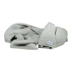 North Sails Gray Cotton Men Scarf