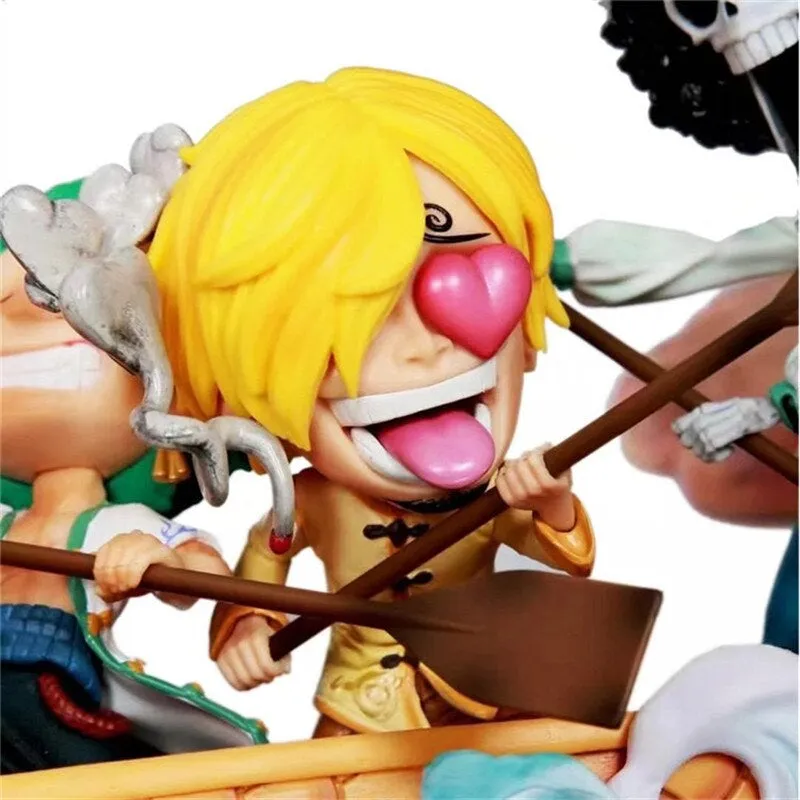 One Piece | The Straw Hat Pirates Bust Dragon Boat Scene Premium Anime Action Figure | 90 Cms |