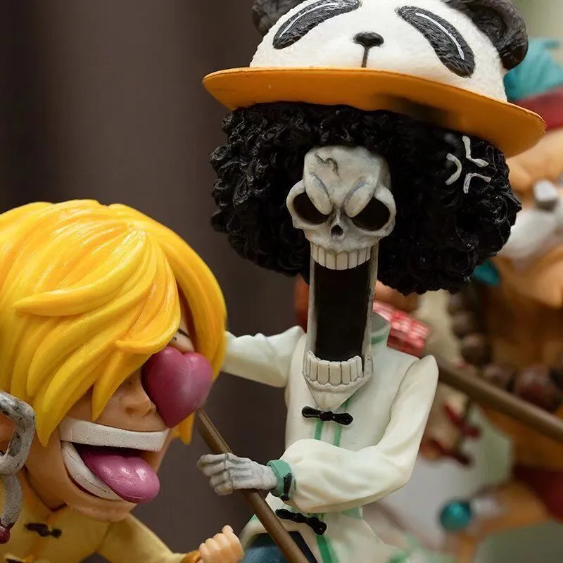 One Piece | The Straw Hat Pirates Bust Dragon Boat Scene Premium Anime Action Figure | 90 Cms |