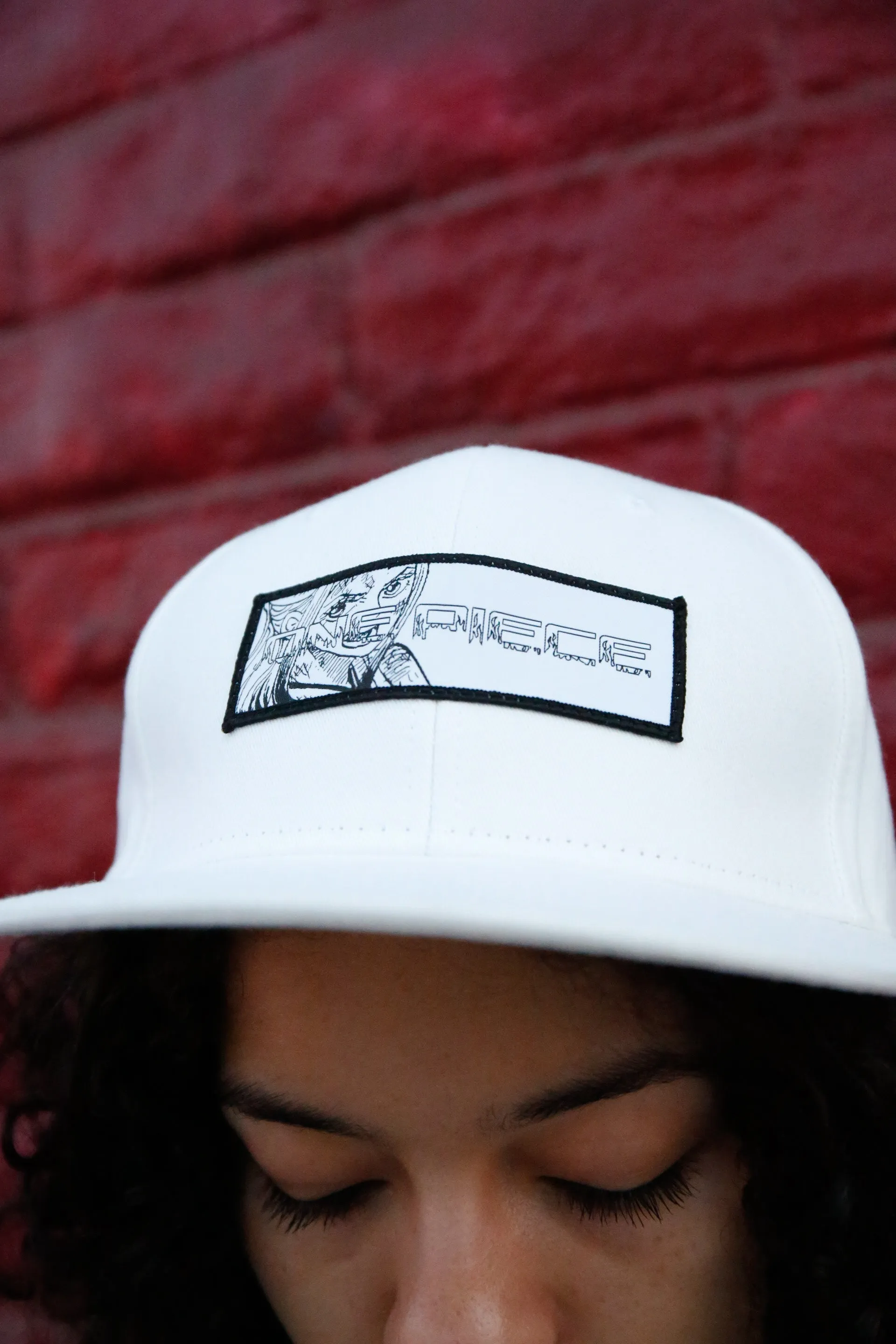 One Piece Yamato Snapback Hat - White