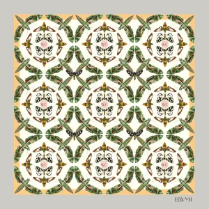 Personalized Kaleidoflies Scarf