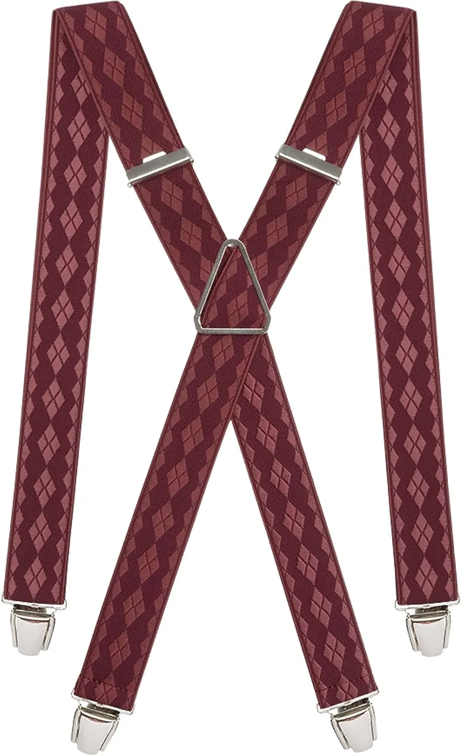 PIERROT Suspenders for Men Premium with Very Strong Clips - One Size Adjustable - Wide Heavy Duty Braces for Men Trousers