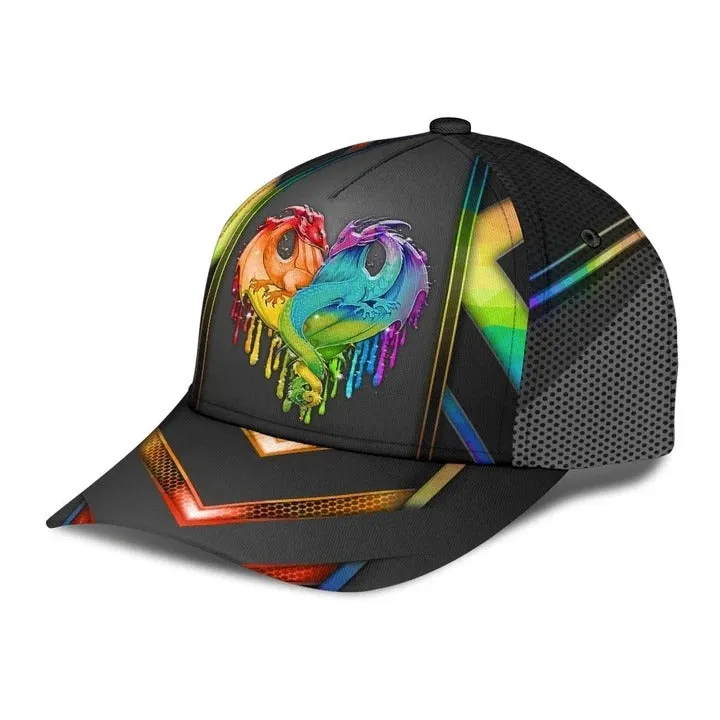 Pride Rainbow Colors Baseball Cap, Beagle In Dog Years I'm Gay LGBT 3D Print Baseball Cap Hat