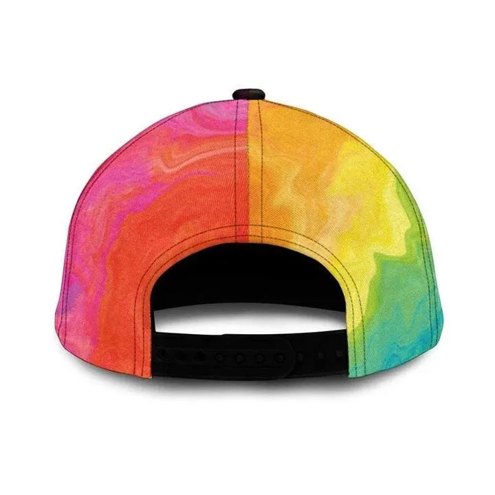 Pride Rainbow Colors Baseball Cap, Beagle In Dog Years I'm Gay LGBT 3D Print Baseball Cap Hat