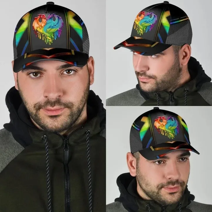 Pride Rainbow Colors Baseball Cap, Beagle In Dog Years I'm Gay LGBT 3D Print Baseball Cap Hat